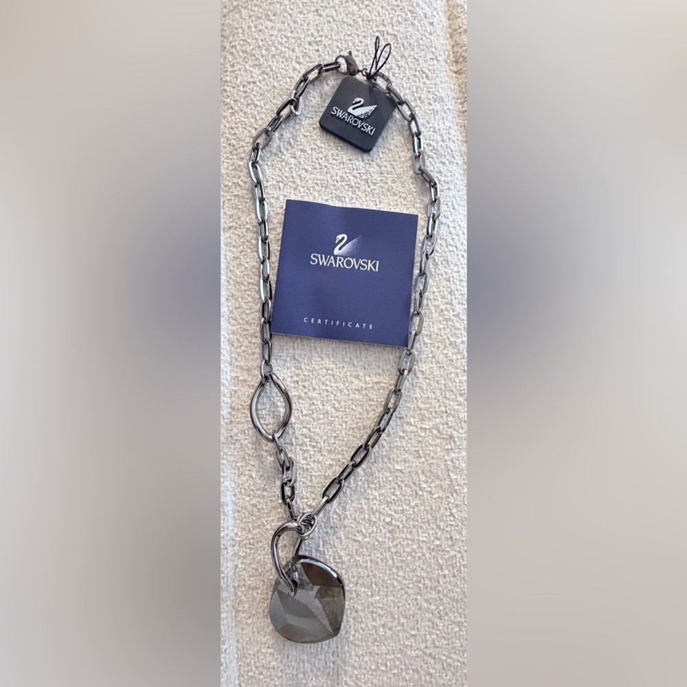 NEW!! Authentic Swarovski Sun Satin Pendant Necklace